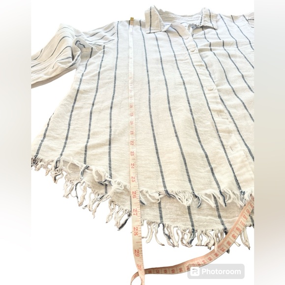 Women’s Long Sleeve Linen Cotton Shirt - Picture 5 of 7